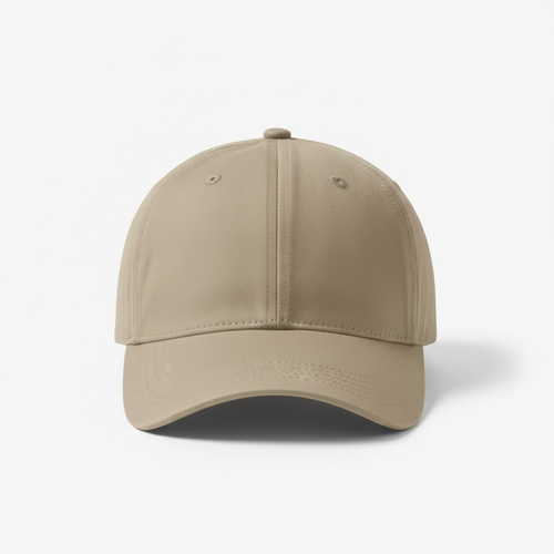 Classic unisex cap on white background