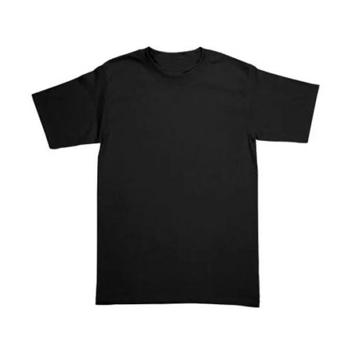 Classic Black Crew Neck Tee